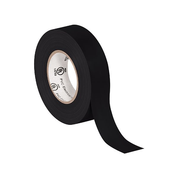 Bsc Preferred 3/4'' x 20 yds. Black Electrical Tape, 200PK BUY00012350 - main